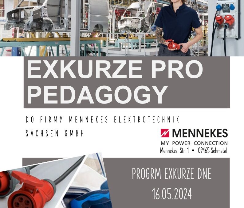 Exkurze pro pedagogy do firmy MENNEKES